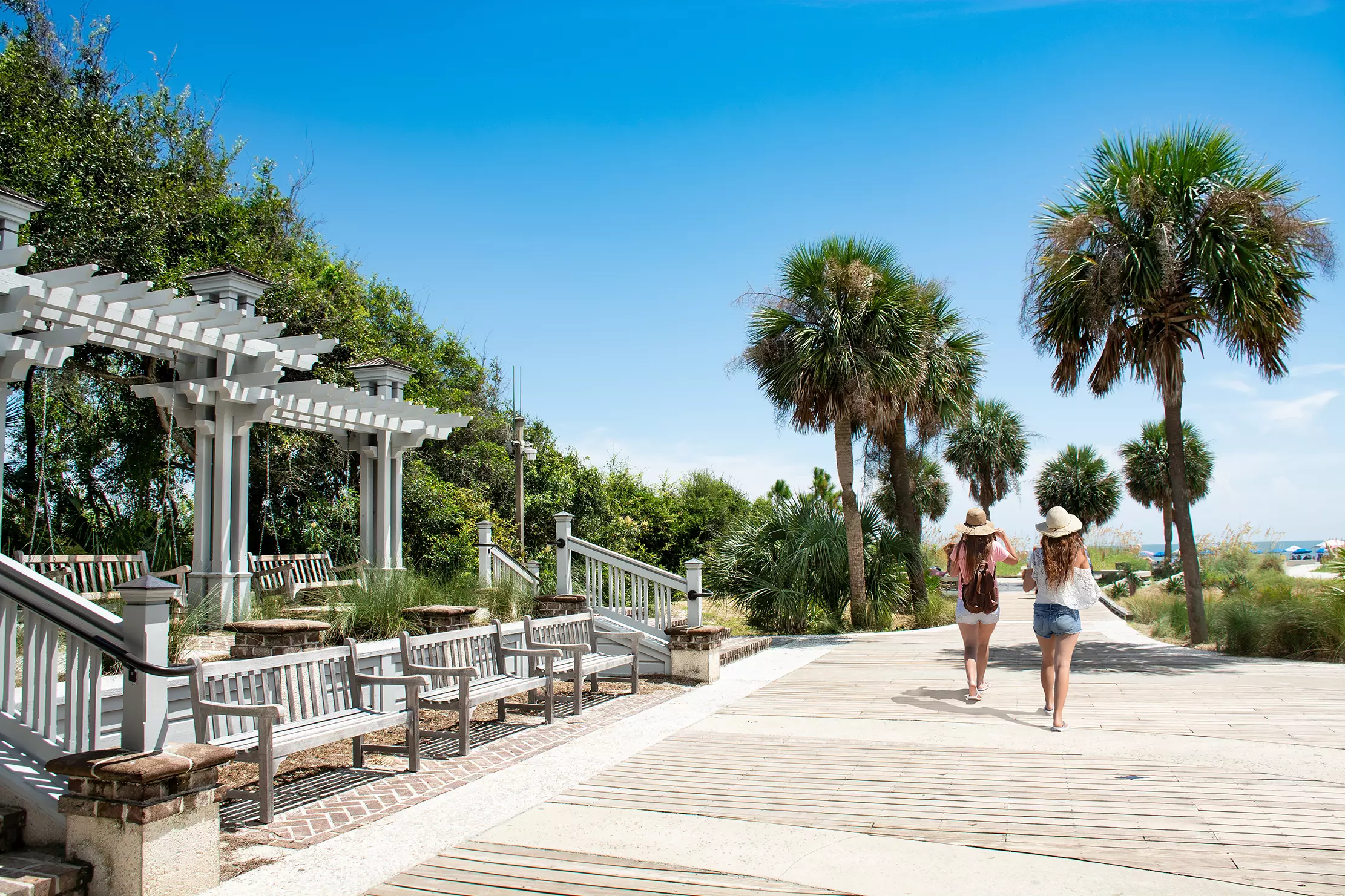 board walk at the beach