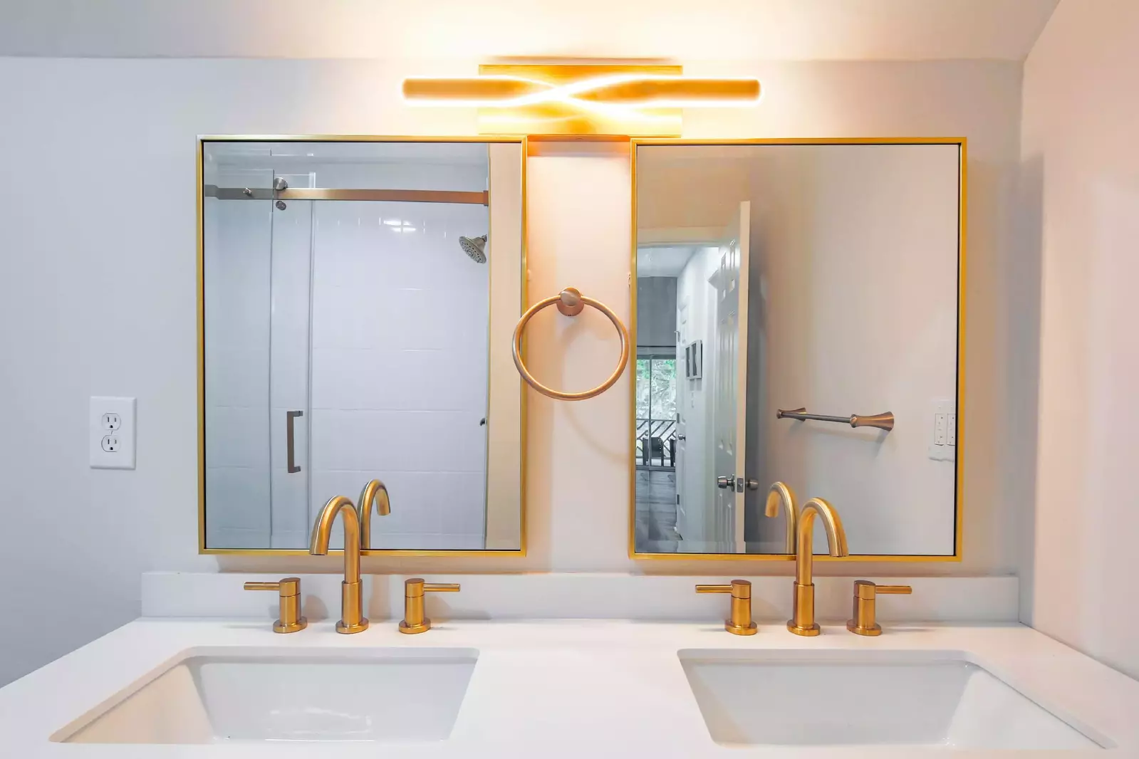 The bathroom has also undergone a full renovation.