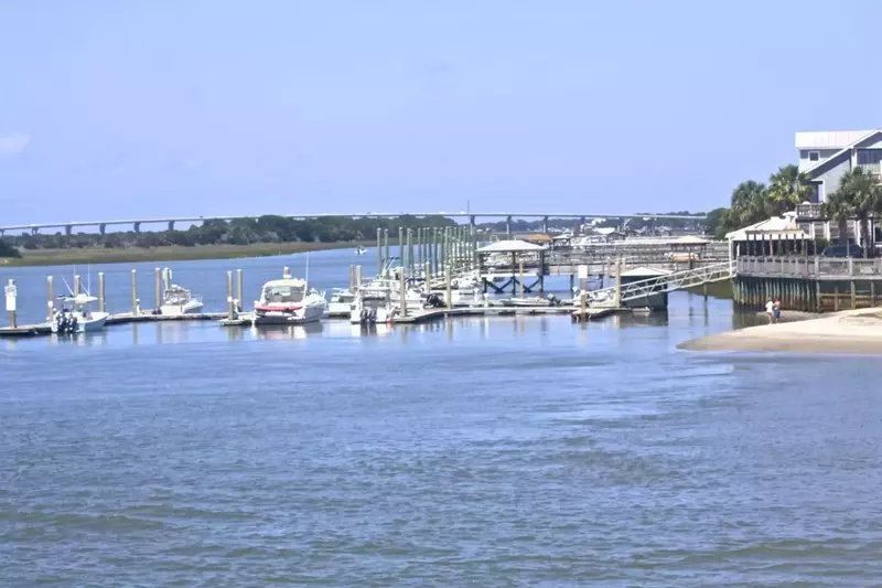 Boating abounds, here on Sullivan's Island