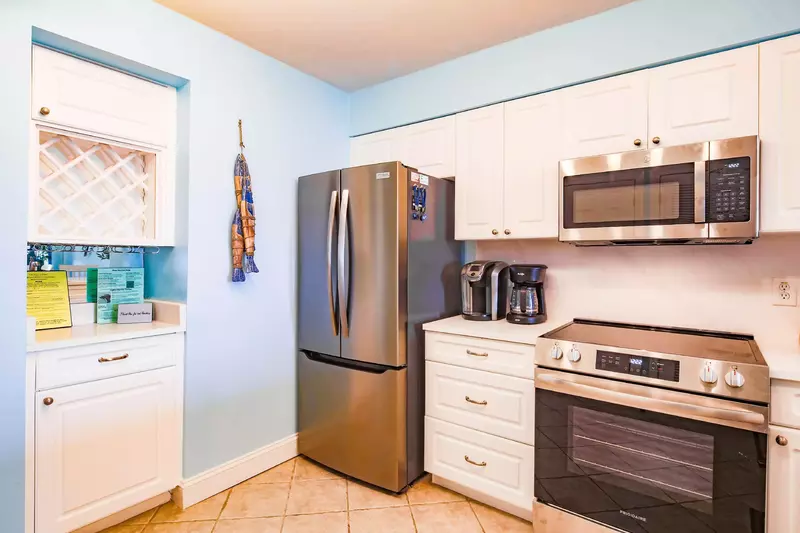 There is plenty of room in this spacious kitchen to prepare your family's meals.