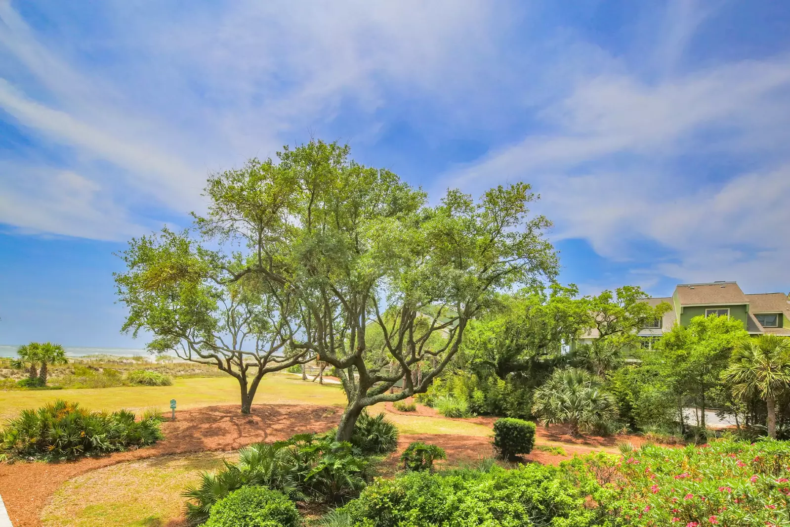 The Shipwatch community is landscaped with beautiful Lowcountry trees & shrubs.