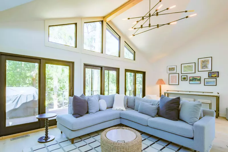 Marsh Island Retreat is a gorgeous home in Vanderhorst Plantation near the Ocean Course golf club.