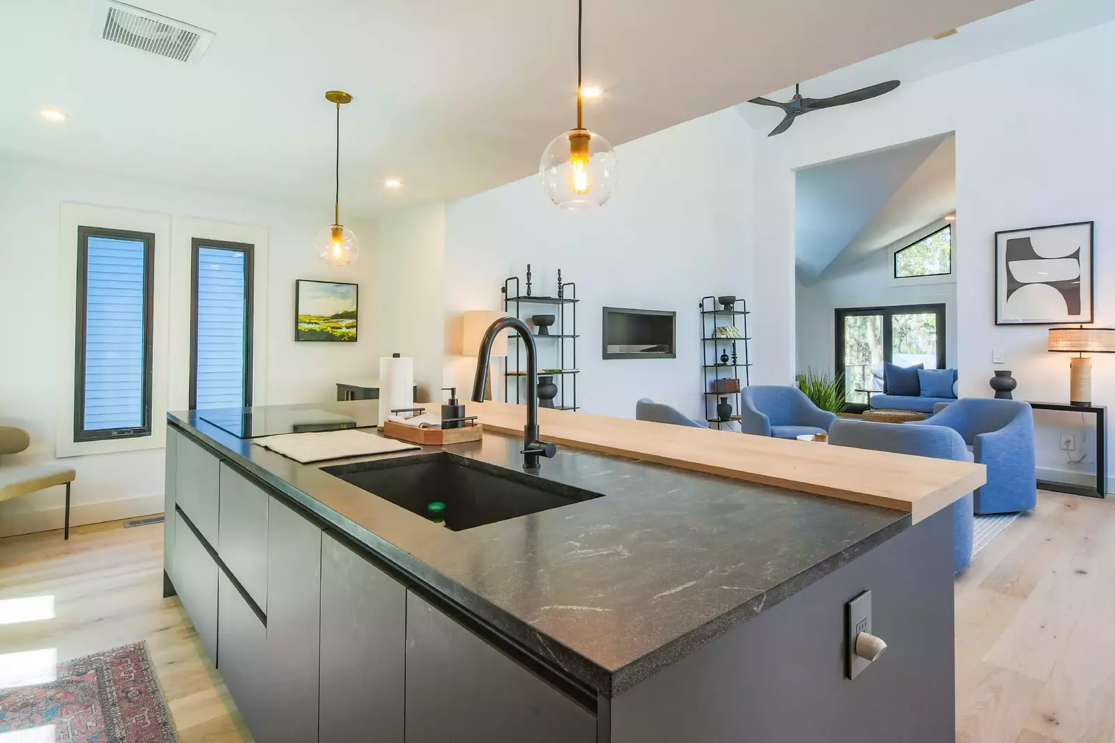 There's plenty of room to prepare your family's meals within the kitchen.
