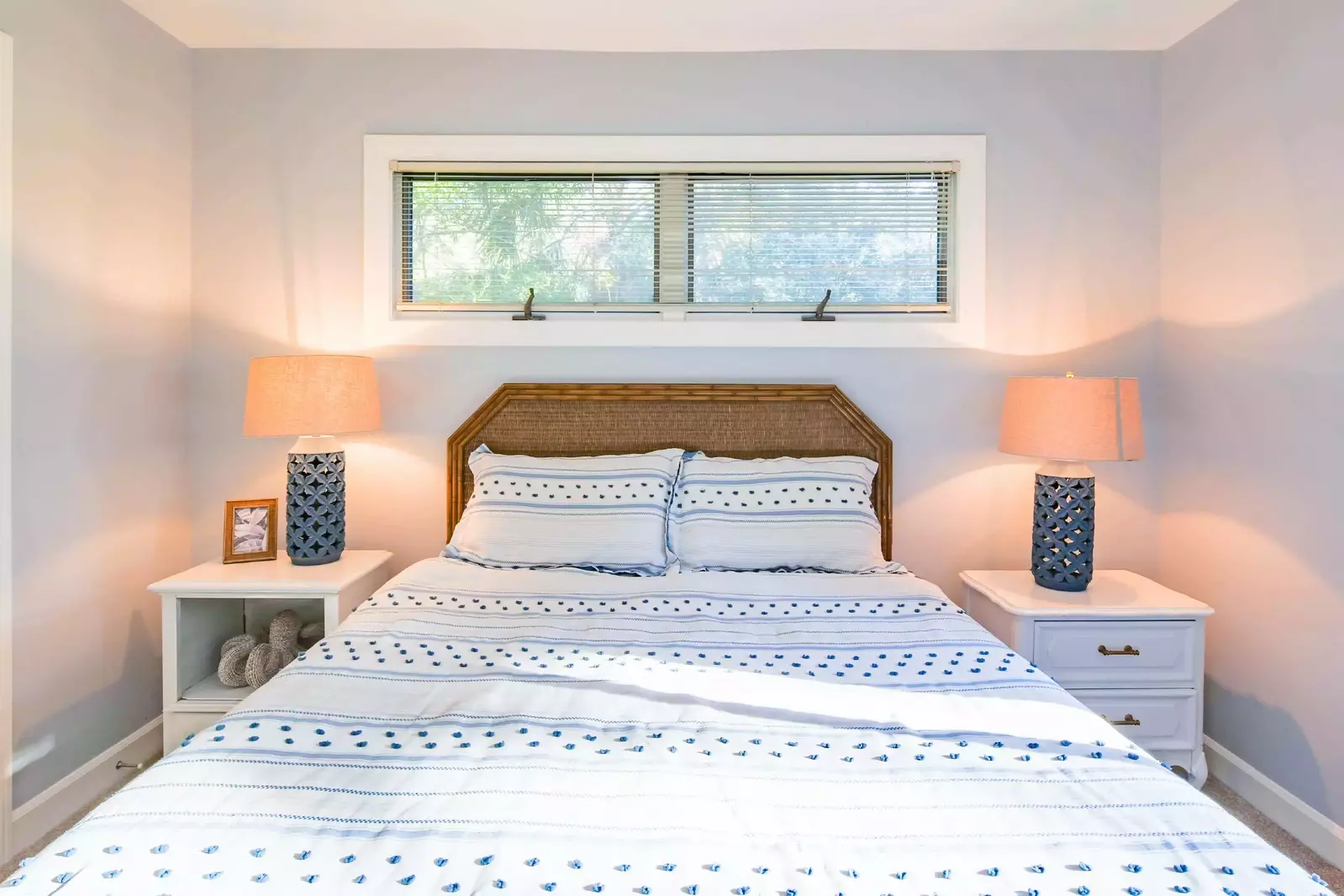 The queen suite receives wonderful natural light.