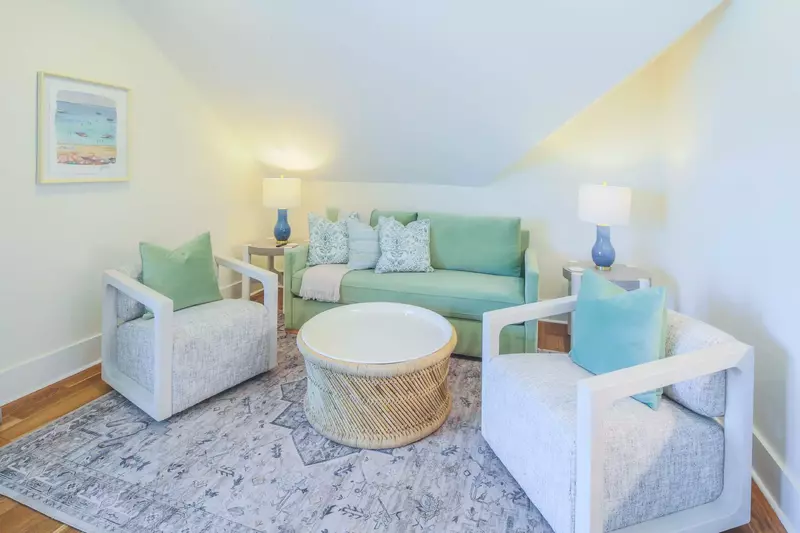 The Jack & Jill bathroom is also accessible from the family room.