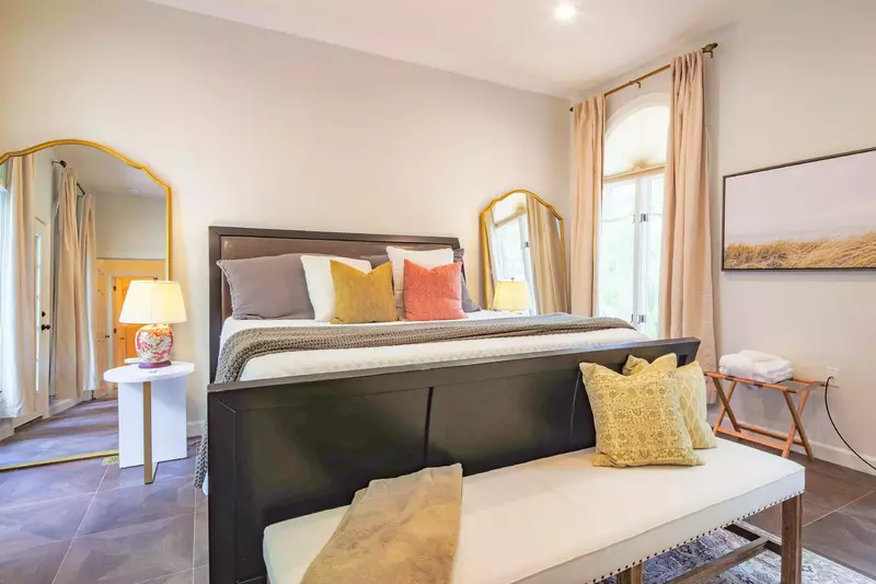Each of the beds will be made in advance of your arrival with freshly laundered sheets.