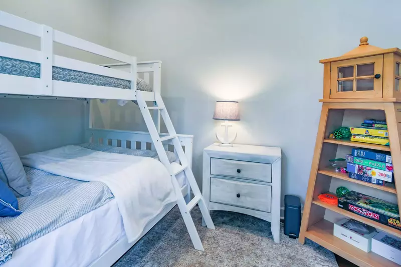 Your kids will love the bunk bedroom!