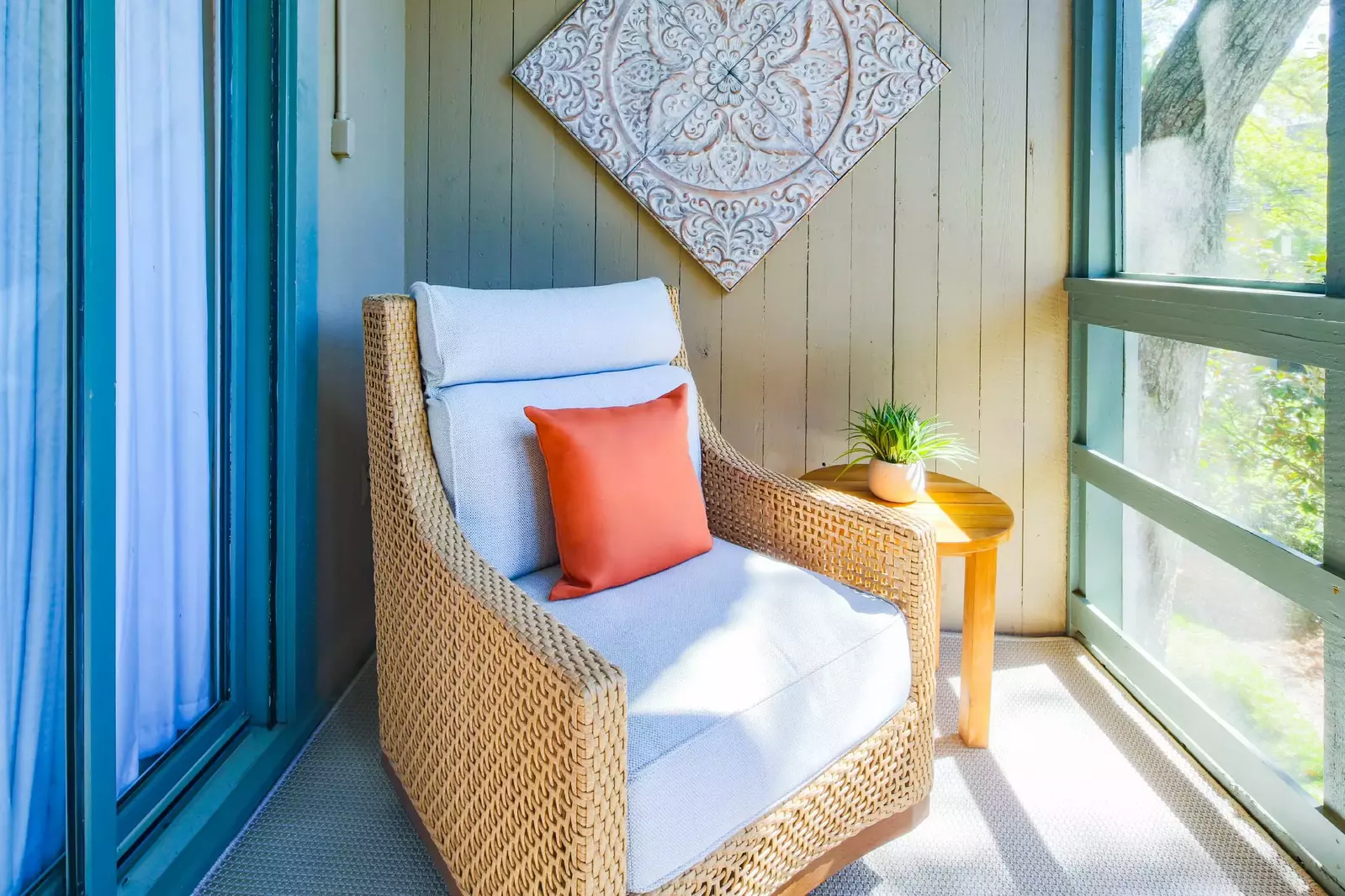 You'll never tire of the peaceful & serene views from the screened porch.