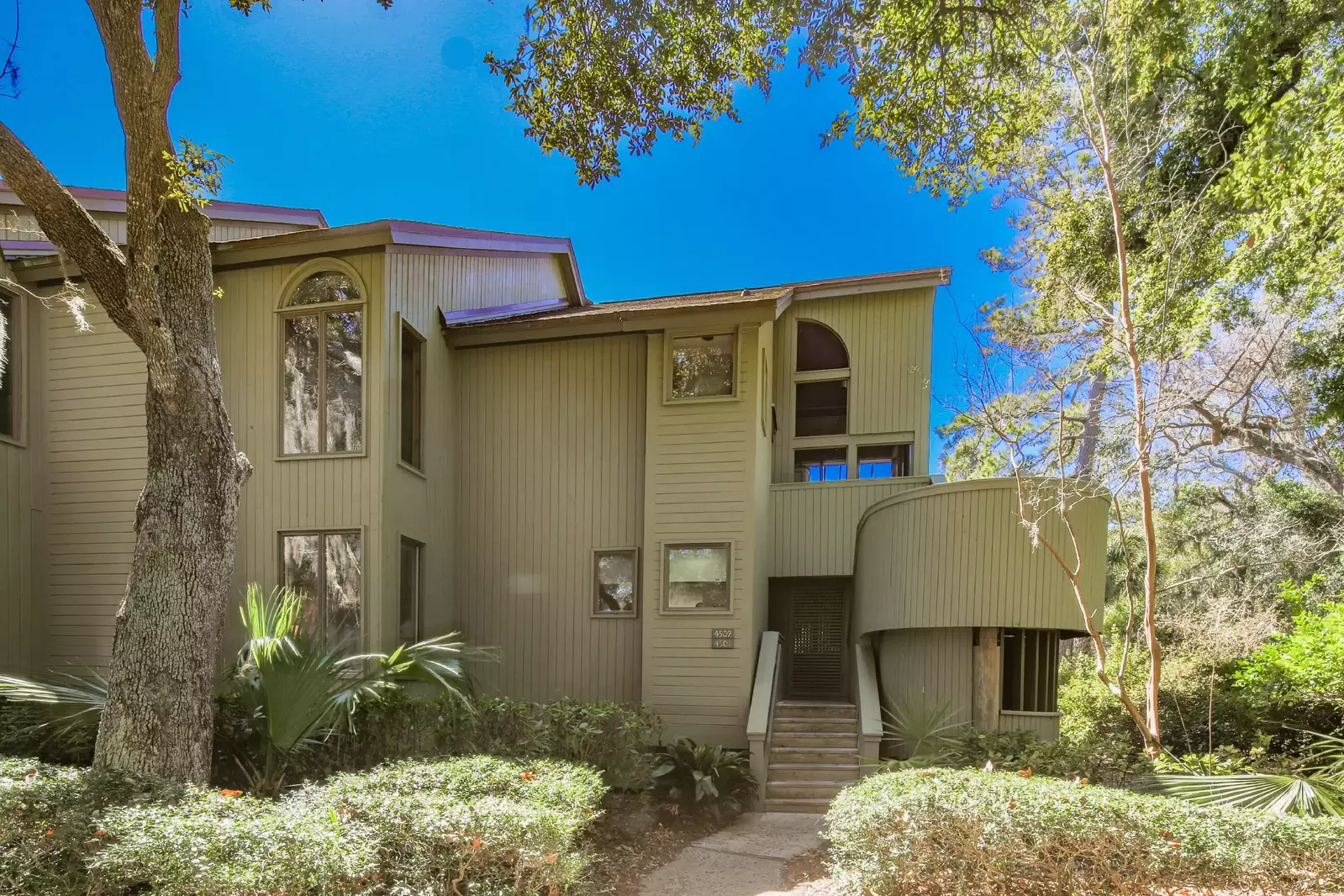 Parkside is situated within a lower level, end unit.