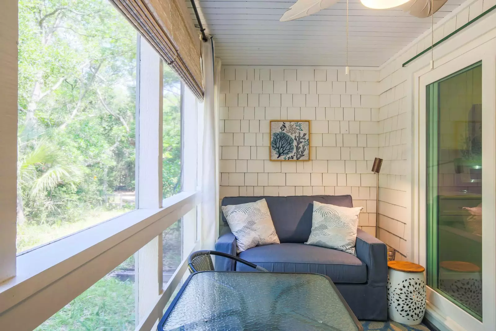 This is the perfect spot to enjoy your morning coffee or curl up with a good book!