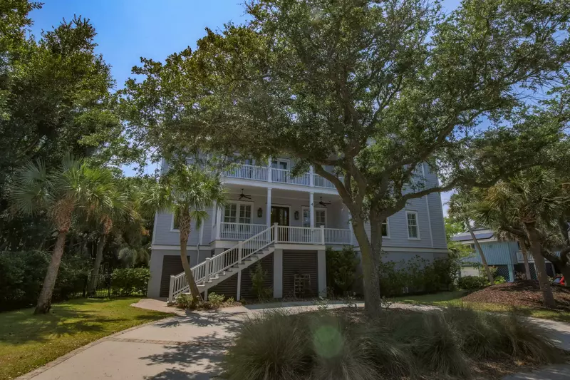 This home requires guests to use the stairs to access the elevated first and second floors.
