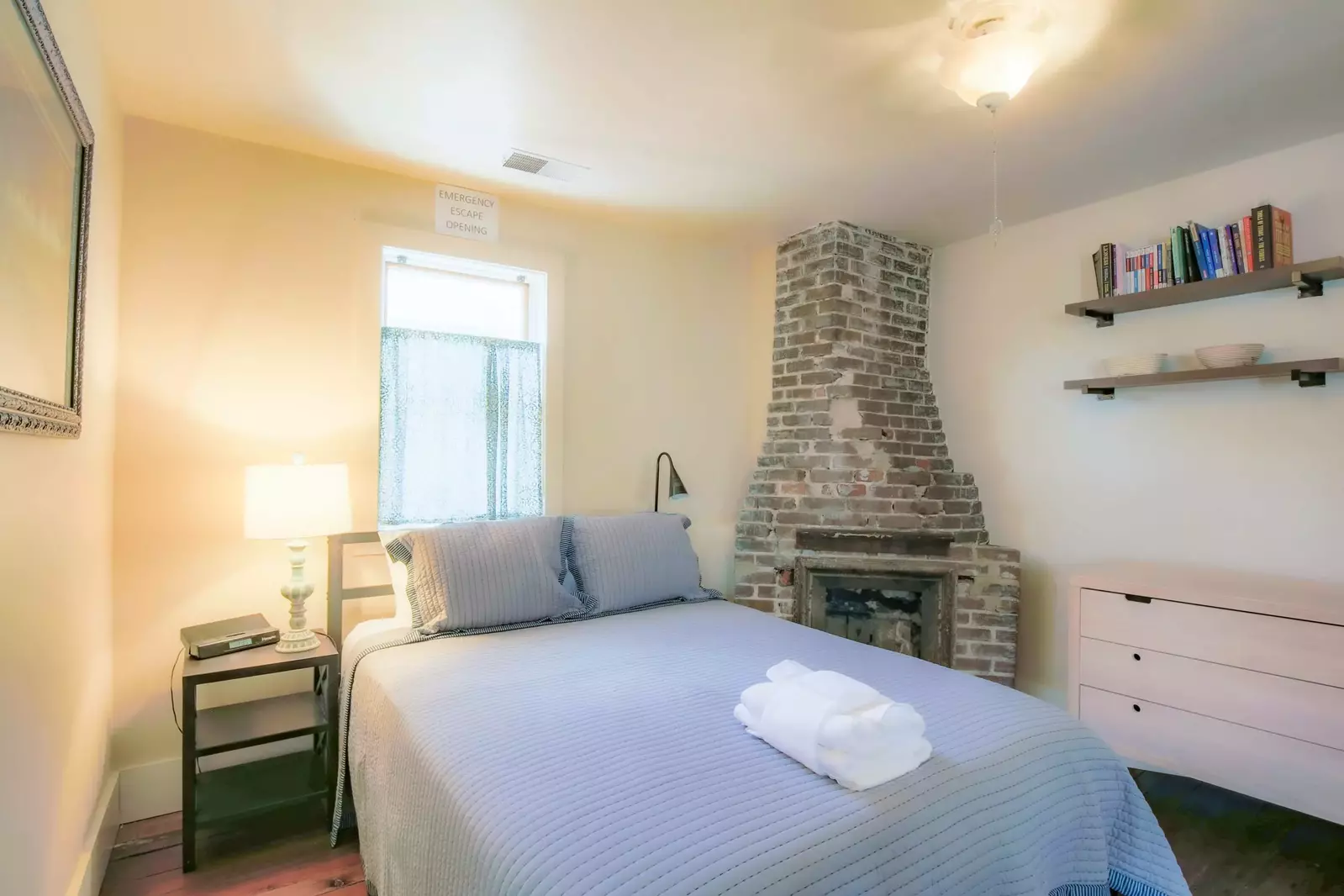 Built in 1852, Gertie's Downtown features some very old architectural details & character.