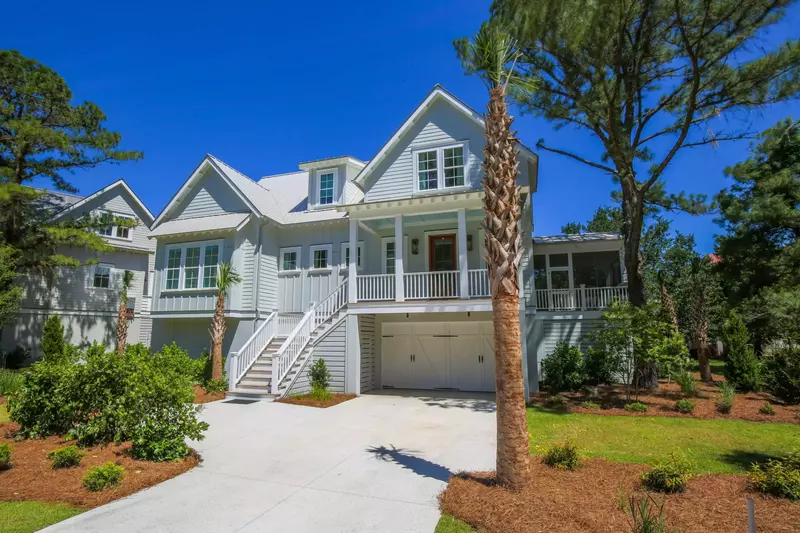 Whispering Palms is a newly constructed home within The Village at Seabrook.