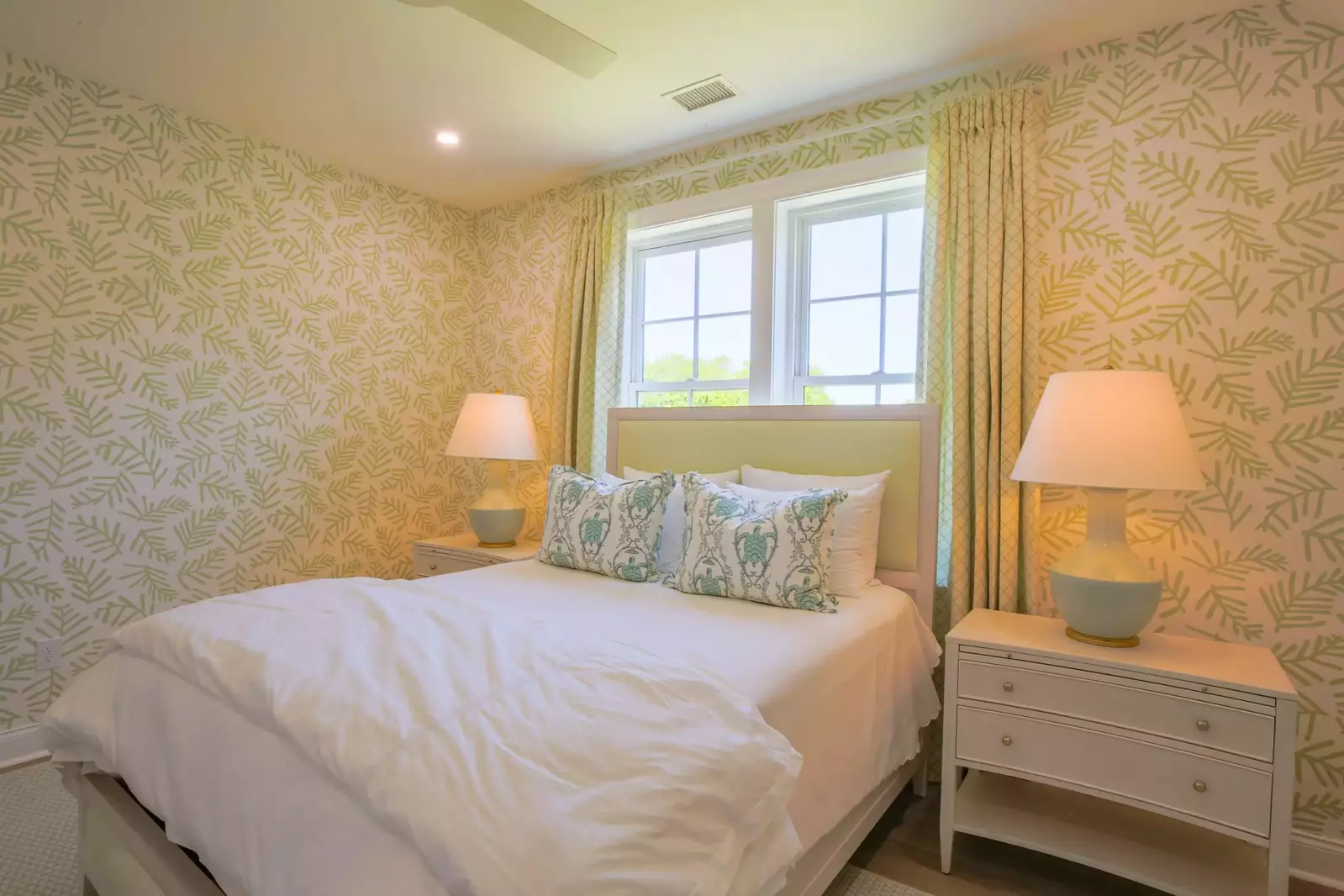 Each of the beds will be made in advance of your arrival with freshly laundered sheets.
