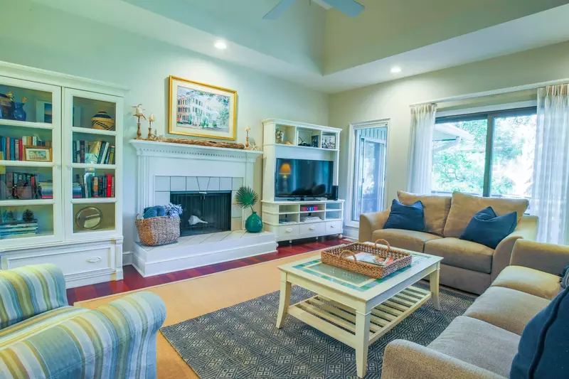 Surfscoter is a comfortable beach home with multiple gathering areas.