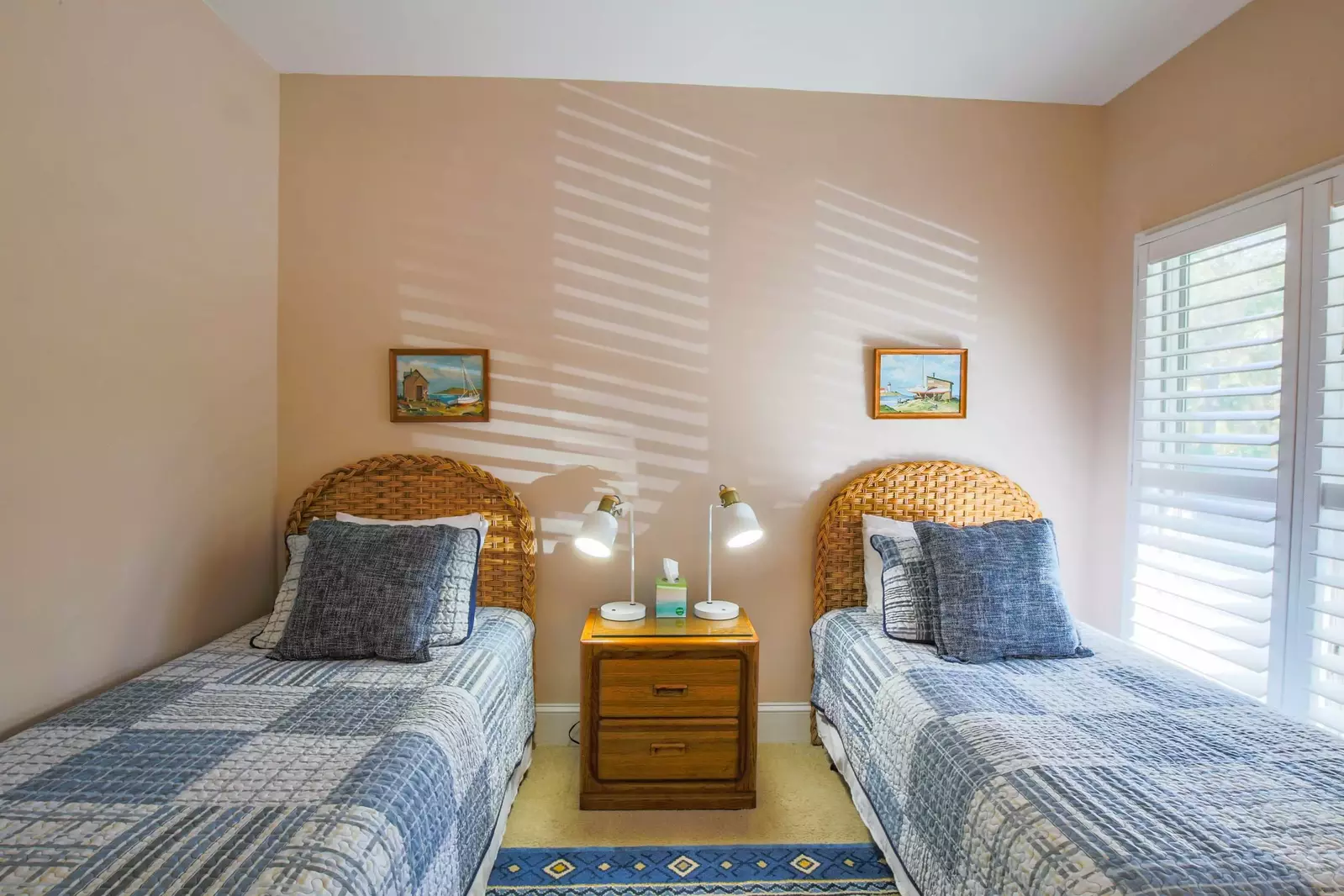 This bedroom also receives lovely natural light.