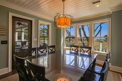 Guests of Sea Dream can enjoy ocean views from the dining room, kitchen, living room and back porch.