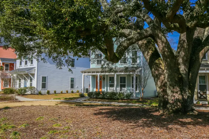 Walk out the front door and onto a trail that extends through much of the Mixson neighborhood.