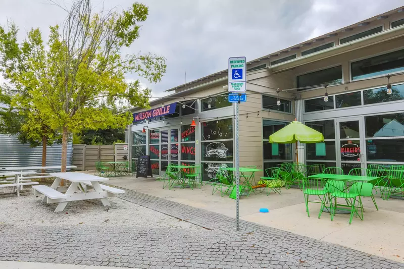 The Mixson Grille is a burger & wing restaurant that is also within walking distance of the home.