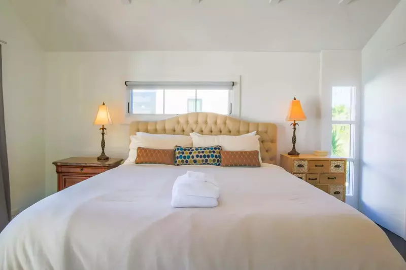 Each of the beds will be made in advance of your arrival with freshly laundered sheets.