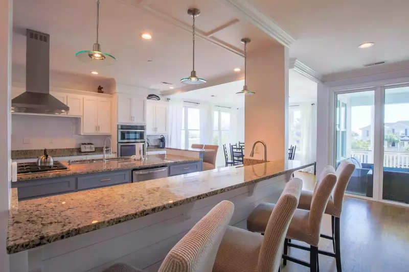 There's plenty of room within the spacious kitchen to prepare your meals and gather with your family & friends.