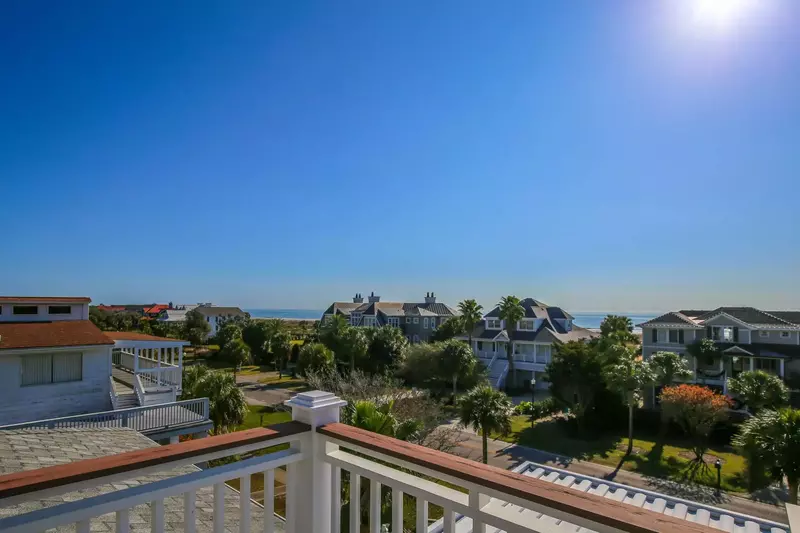 The balcony features mesmerizing views of the Atlantic Ocean.