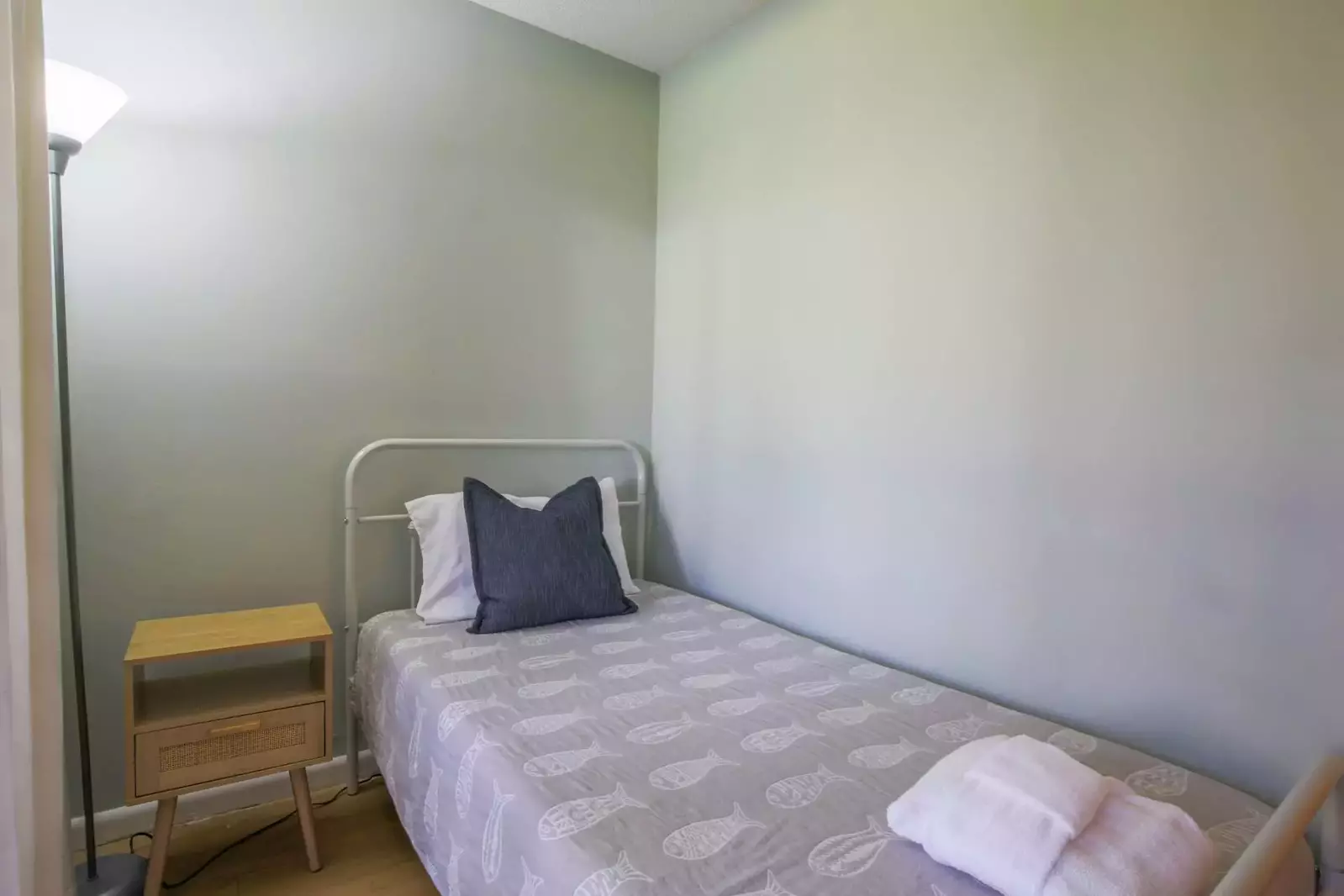 Each of the beds will be made in advance of your arrival with freshly laundered sheets.