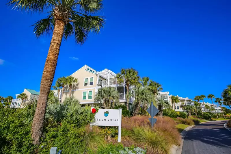 Seaside Therapy is located on the lower level in the corner unit of Atrium Villas.