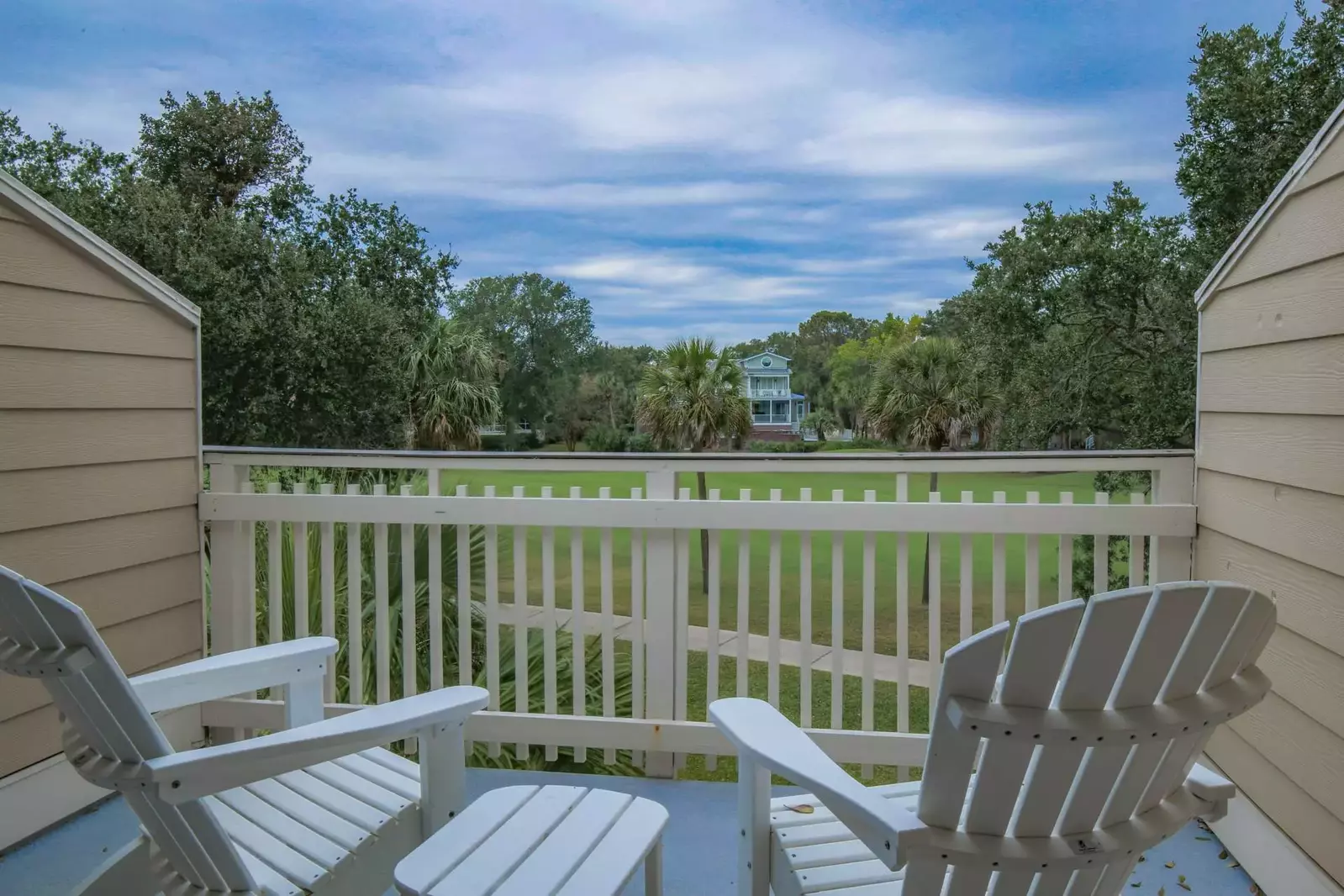 Sit back and enjoy your morning coffee on the balcony off of the master suite.