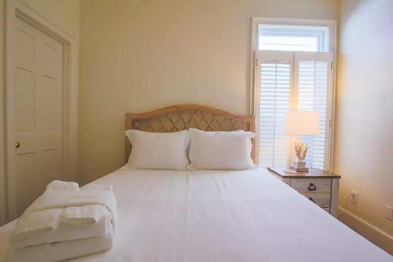 Each of the beds will be made in advance of your arrival with freshly laundered sheets.