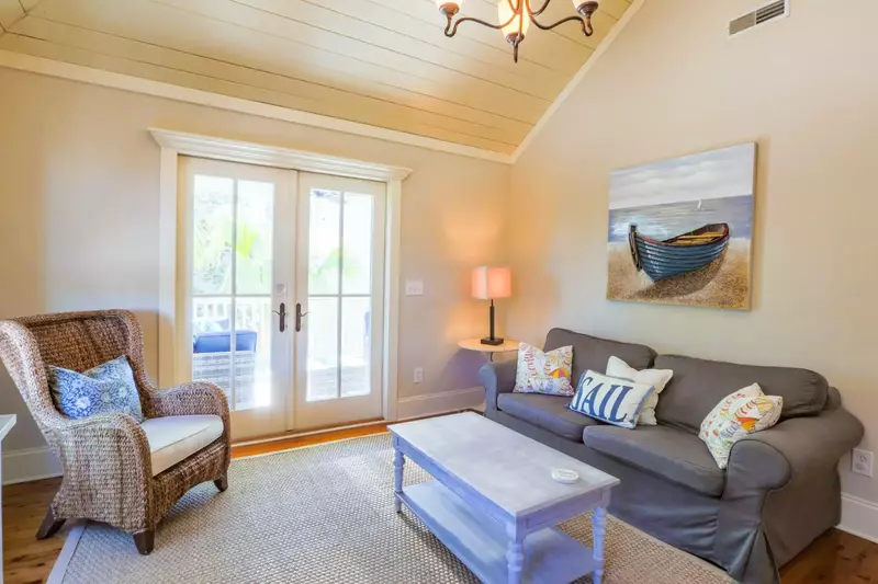 This is the perfect room for reading a book or sipping your morning coffee.