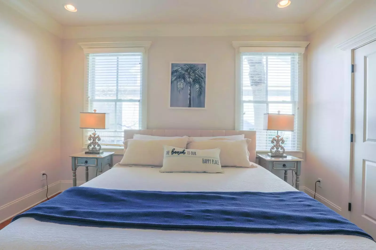Each of the beds will be made in advance of your arrival with freshly laundered sheets.
