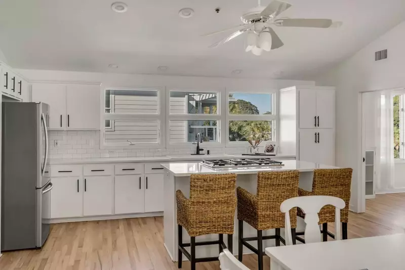 There's plenty of room to prepare your feast in our spacious, renovated kitchen.