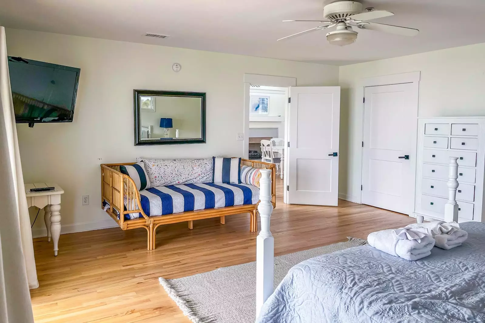 There is plenty of room for you in this spacious master suite.