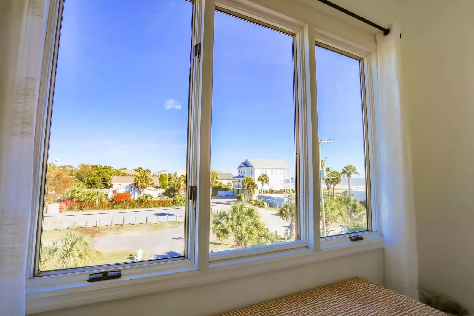 You can also see the ocean from this window in the second master suite.