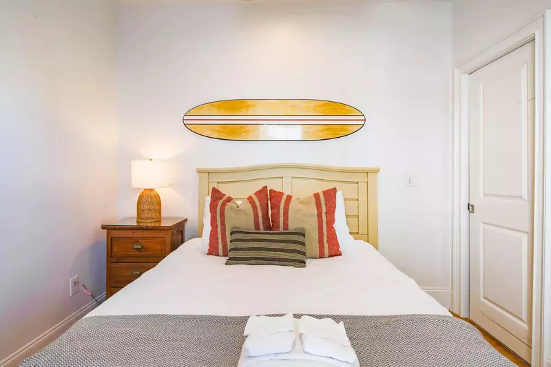 This bedroom shares a Jack & Jill bathroom with the other first floor bedroom.