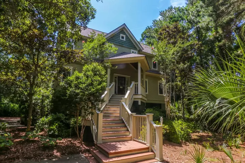 Fairway to Heaven is a three bedroom home tucked away within Kiawah Island's lush, maritime forest.
