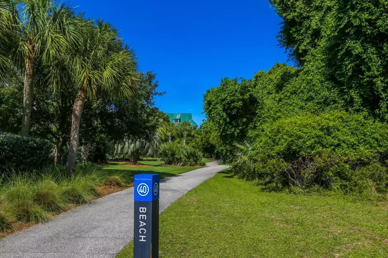 Follow this walkway to beach access point #40!
