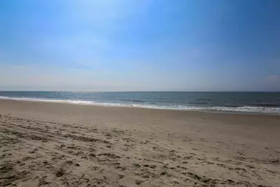 There's plenty of room to spread out and unwind on the wide, Isle of Palms beach.