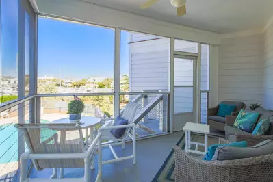 You'll love the bird's-eye views of the community pool, Isle of Palms marina and Morgan Creek.