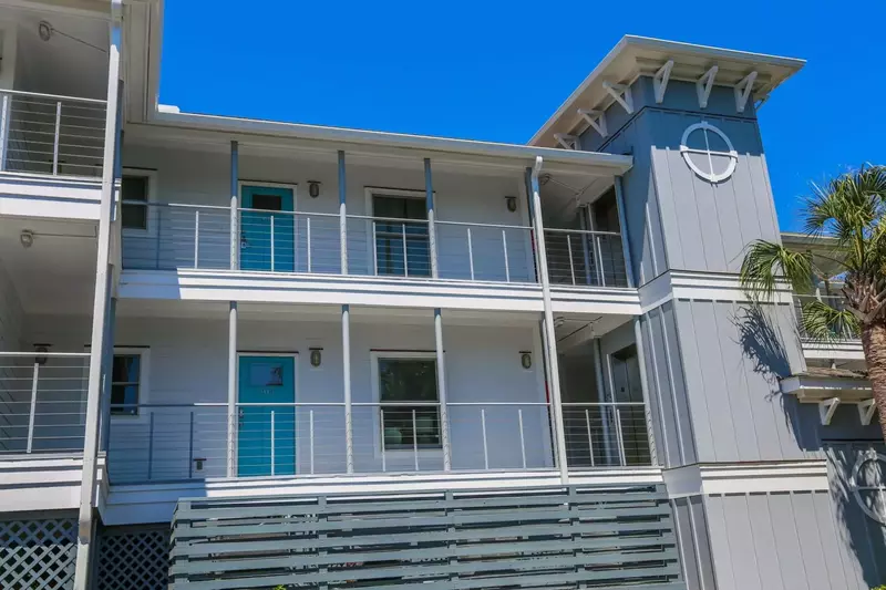 Sunny Side Up is located on the lower level within The Moorings condo community.