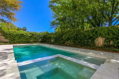 Go for a swim in the pool or relax in the hot tub. (The hot tub may be heated for an additional fee.)