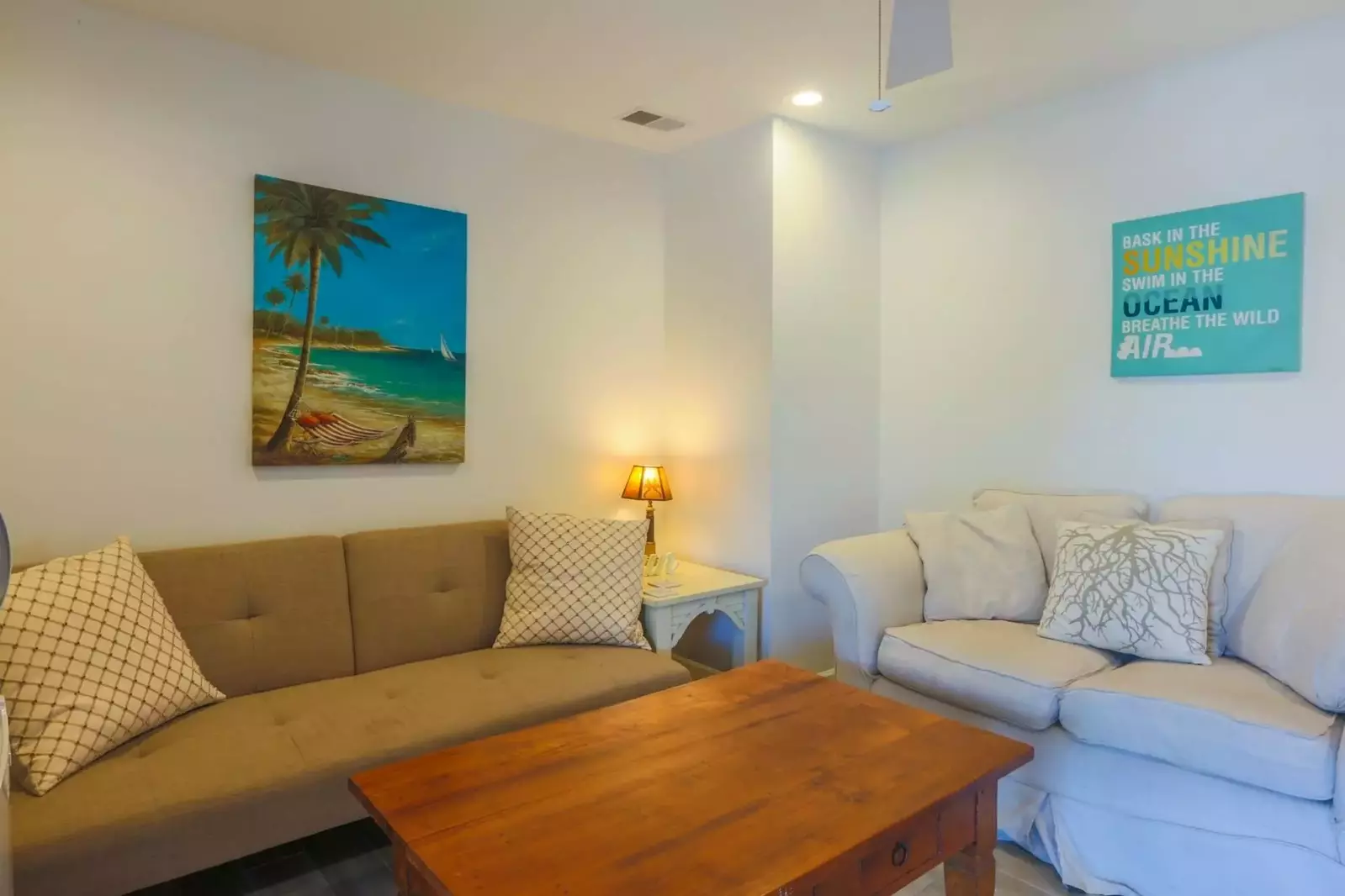 This is the perfect spot to catch up with your family & friends or chill out with a good movie.