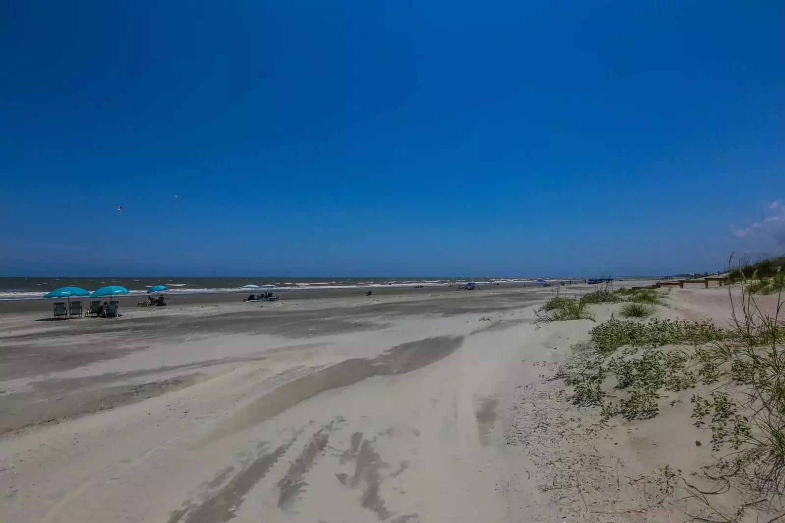 Social distancing is still a possibility on our Isle of Palms beach!