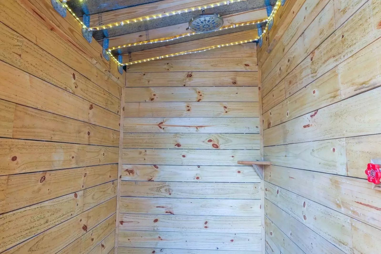 We also have an outdoor shower, which is perfect for rinsing off the sand after a trip to the beach!
