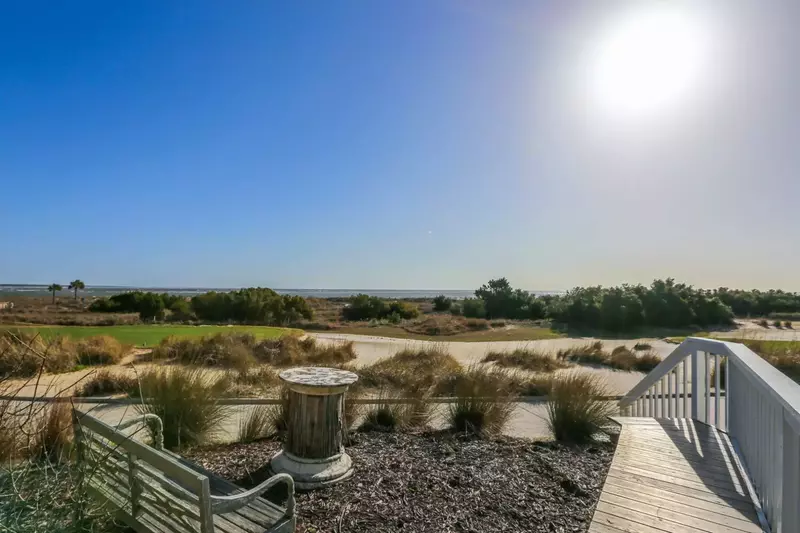 Follow this boardwalk to the pathway to the beach access point!