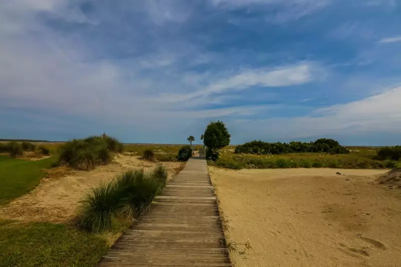 Gigi's Beach House is just a short walk away from the Ocean Point community's beach access point.