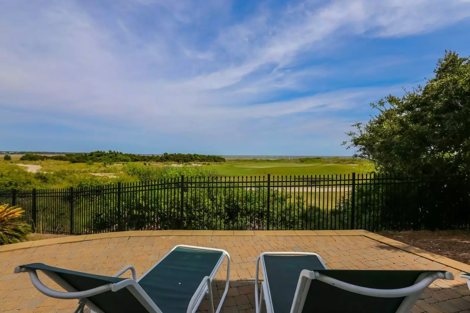 There are lounge chairs available for your use on the Ocean Point community pool sundeck.