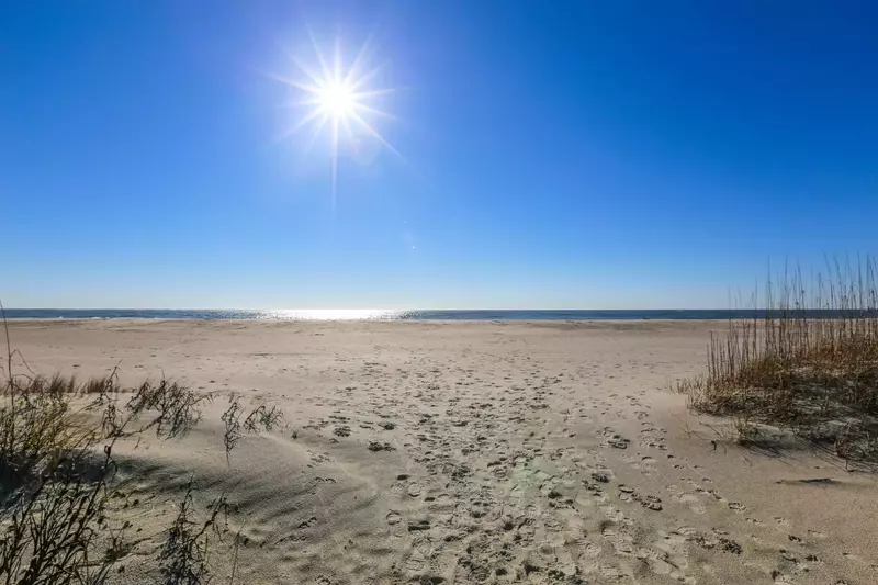 The Wild Dunes beach is spacious and wide -- plenty of room for you & your family!