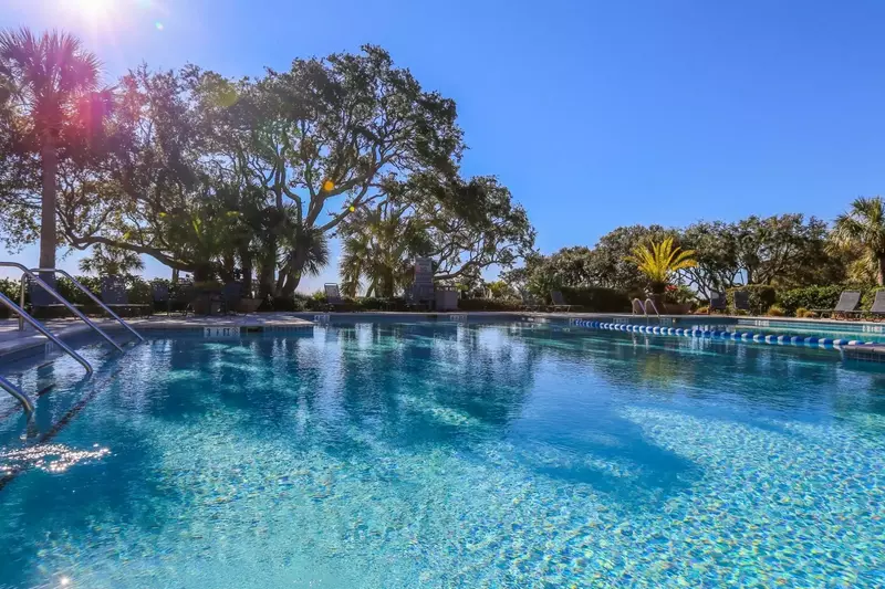 The Shipwatch community pool is one of the best pools in all of Wild Dunes Resort!